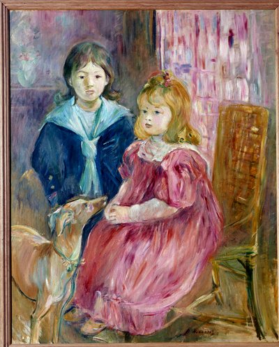 Muotokuva Gabriel Thomasin lapsista Berthe Morisotin maalaus tekijältä Berthe Morisot