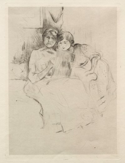 Luonnos. tekijältä Berthe Morisot
