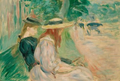 Bois de Boulognen penkillä tekijältä Berthe Morisot