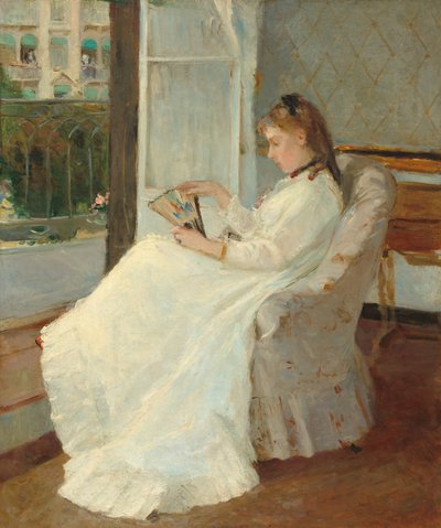 Taiteilijan sisar ikkunassa tekijältä Berthe Morisot