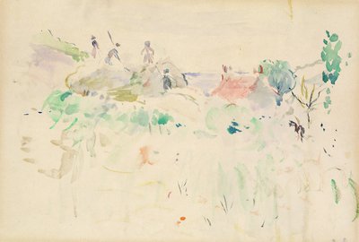 The Haystacks Jerseyssä, 1886 tekijältä Berthe Morisot