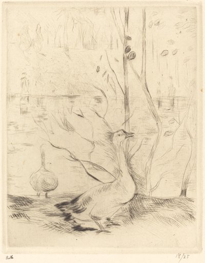 Kävele Boulougne Woodissa tekijältä Berthe Morisot