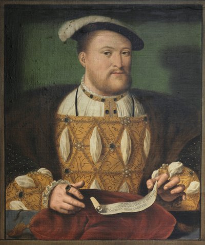 Kuningas Henrik VIII:n muotokuva, c1544 c1800 tekijältä Biagio Rebecca