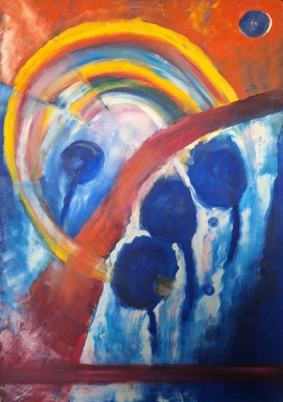 Keskipakoisvoimainen maisema tekijältä Bibiana Ulanosky