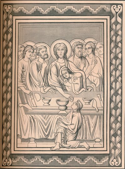 Kristus ja pyhät, 1100-luku, 1849. tekijältä Bisson and Cottard