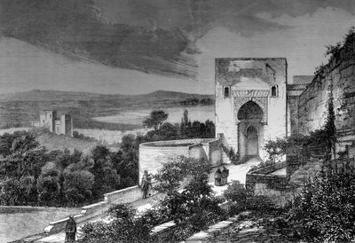 Mezquita, Cordoba, Espanja, 1849. tekijältä Bisson and Cottard