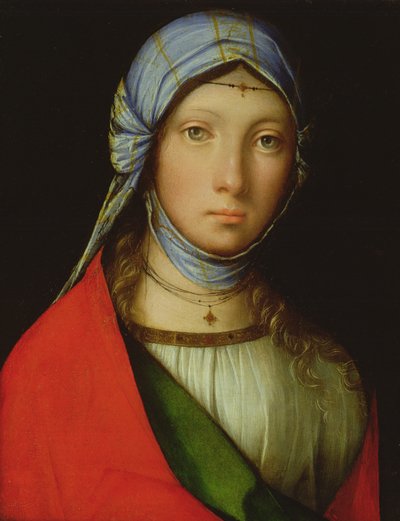 Mustalaistyttö, 1516-18 tekijältä Boccaccio Boccaccino