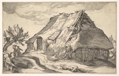 Maisema maalaistalon kanssa, 1613. tekijältä Boetius Adams Bolswert
