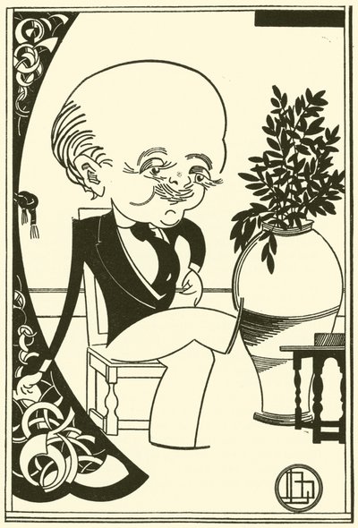 Max Beerbohm (litografia) tekijältä Bohun Lynch