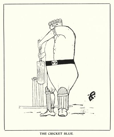 Oxford Quips: The Cricket Blue (litho) tekijältä Bohun Lynch