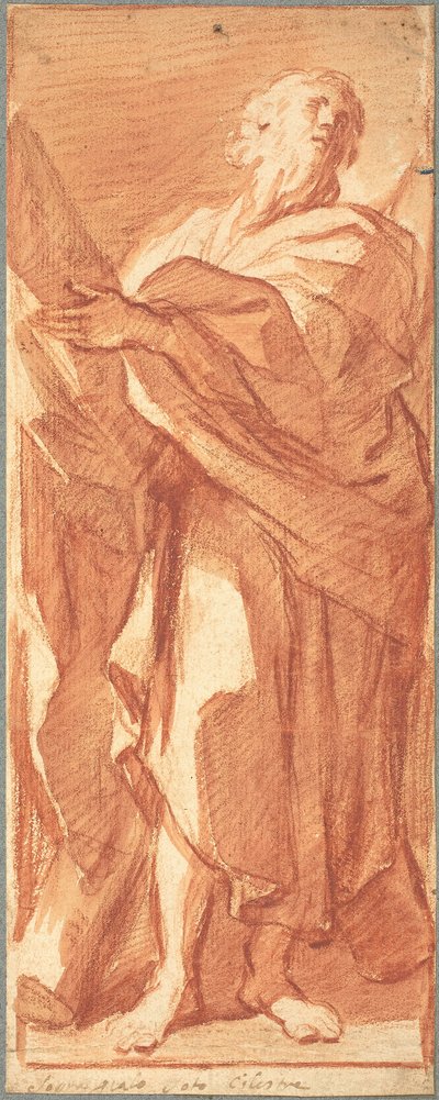 Pyhä Andreas tekijältä Bolognese 17th Century