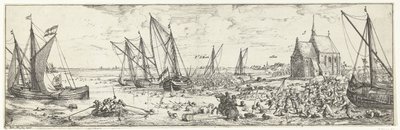 Epäonnistunut hyökkäys Kallon linnakkeelle, 1638 tekijältä Bonaventura Peeters (I)