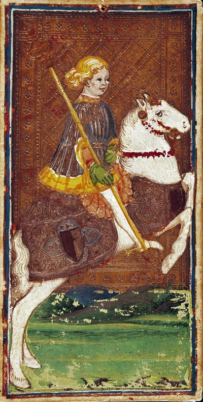 Kartta Bonifacio Bembon (1420-1482) Visconti-suvun Tarot-pelistä 1400-luvun puolivälissä - Bergamo, Galleria dell