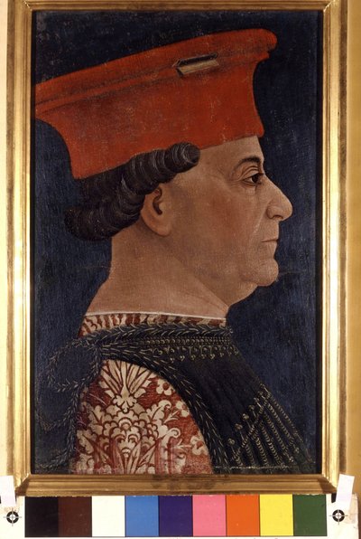 Bonifacio Bembon muotokuva Francesco Sforzasta (1401 - 1466) noin 1470. Breran taidegalleria, Milano. tekijältä Bonifacio Bembo