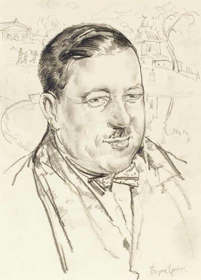 Taiteilija Ilja Mashkovin muotokuva tekijältä Boris Dmitrievich Grigoriev