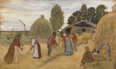 Puimalattia, 1918 tekijältä Boris Mikhailovich Kustodiev