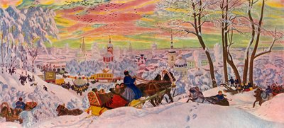 Laskuvesi, 1916, 1939. tekijältä Boris Mikhailovich Kustodiev