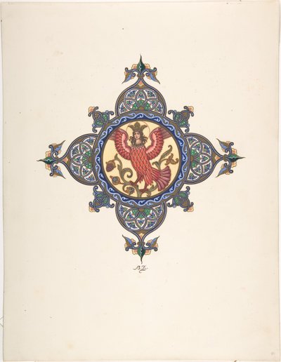 Firebird hahmona Tsarevna, c. 1925 tekijältä Boris Vasilievich Zvorykin
