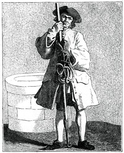 Kaivonpuhdistaja, 1737-1742. tekijältä Bouchardon