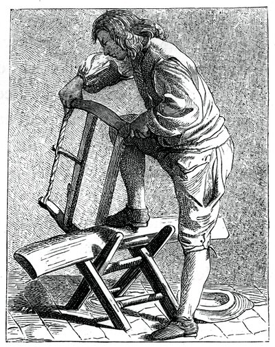 Puunleikkuri, 1737-1742. tekijältä Bouchardon