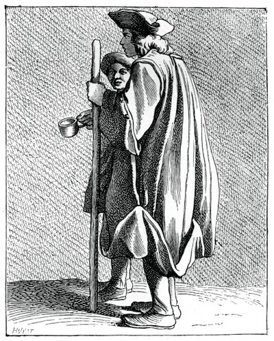 Quinze-Vingtsin sokea mies, 1737-1742. tekijältä Bouchardon
