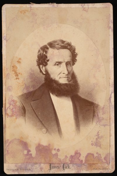 James Lickin muotokuva 1796-1876, ennen vuotta 1876. tekijältä Bradley and Rulofson