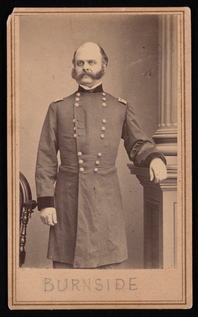 Ambrose Everett Burnsiden muotokuva 1824-1881, noin 1860-luku. tekijältä Brady