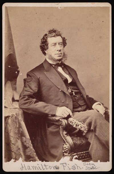 Hamilton Fishin muotokuva 1808-1893, ennen vuotta 1893. tekijältä Brady