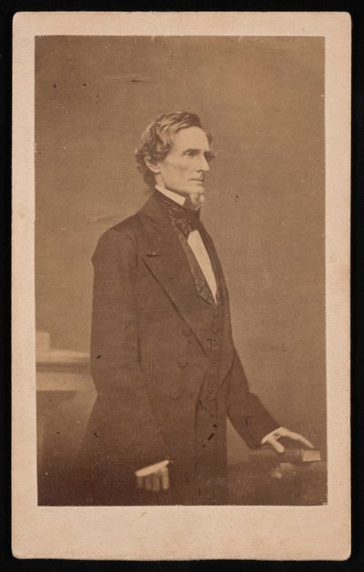 Jefferson Davisin muotokuva 1808-1889, 1887. tekijältä Brady