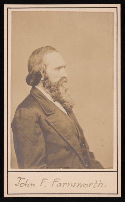 John Franklin Farnsworthin muotokuva 1820-1897, Ennen vuotta 1897. tekijältä Brady