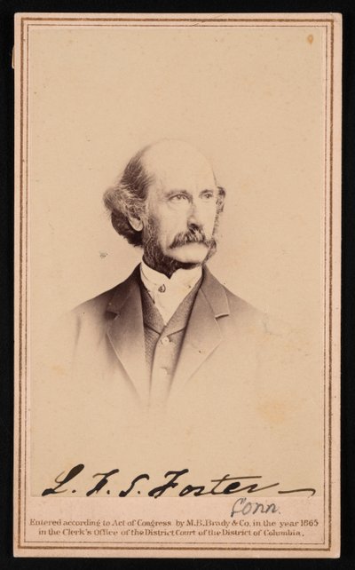 LaFayette Sabine Fosterin muotokuva 1806-1880, ennen vuotta 1869. tekijältä Brady
