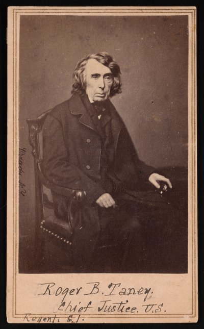 Roger Brooke Taneyn muotokuva 1777-1864, ennen vuotta 1864. tekijältä Brady