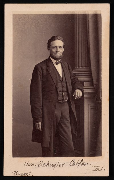 Muotokuva Schuyler Colfaxista 1823-1885, Ennen vuotta 1885. tekijältä Brady