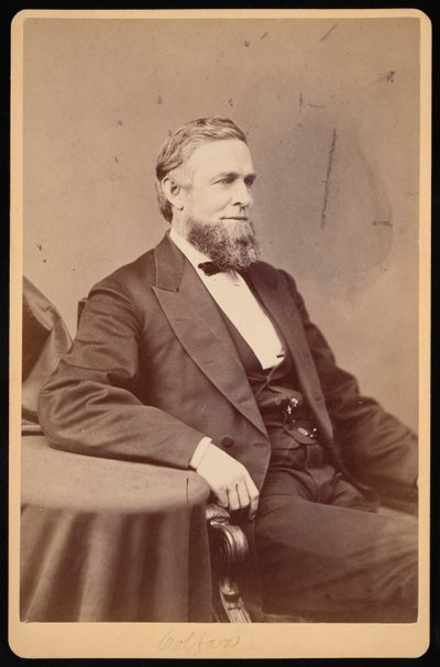 Muotokuva Schuyler Colfaxista 1823-1885, Ennen vuotta 1885. tekijältä Brady