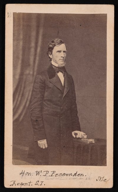 William Pitt Fessendenin muotokuva 1806-1869, Ennen vuotta 1869. tekijältä Brady