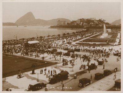 Glorian puutarhat, Rio de Janeiro (s/w valokuva) tekijältä Brazilian Photographer