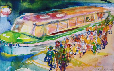 The Boat Trip, 1989 (wc paperilla) tekijältä Brenda Brin Booker