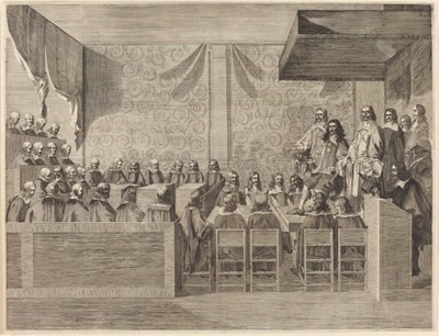 Kaarle II neuvoston kanssa tekijältä British 17th Century
