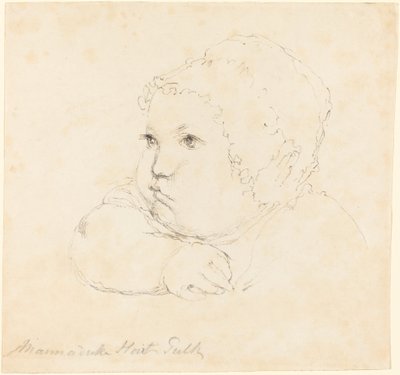 Pää lapsen lippis tekijältä British 18th Century after John Flaxman