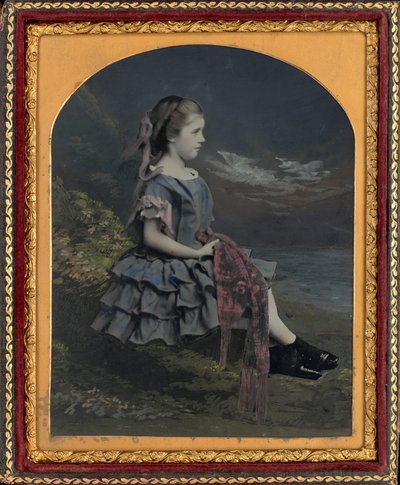 Tytön muotokuva tekijältä British 19th Century