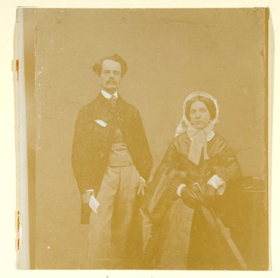 John Atkinson Grimshaw ja Theodosia Grimshaw (m/w kuva) tekijältä British Photographer