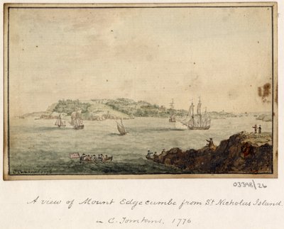 Sarja luonnoksia, näkymiä Isossa-Britanniassa, mantereella ja Amerikassa 1772-1778 (akvarelli) tekijältä British School