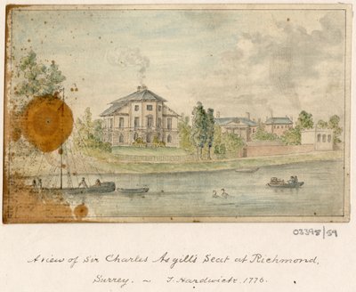 Sarja luonnoksia, näkymiä Isossa-Britanniassa, mantereella ja Amerikassa 1772-1778 (akvarelli) tekijältä British School
