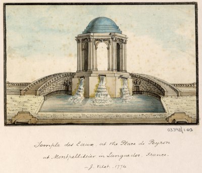 Sarja luonnoksia, näkymiä Isossa-Britanniassa, mantereella ja Amerikassa 1772-1778 (akvarelli) tekijältä British School