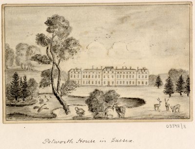 Sarja luonnoksia, näkymiä Isossa-Britanniassa, mantereella ja Amerikassa 1772-1778 (piirustus) tekijältä British School