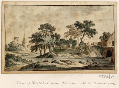 Sarja luonnoksia, näkymiä Isossa-Britanniassa, mantereella ja Amerikassa 1772-1778 (akvarelli) tekijältä British School