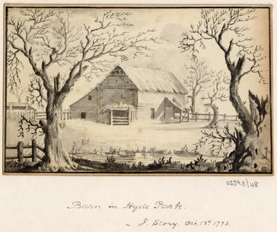 Sarja luonnoksia, näkymiä Isossa-Britanniassa, mantereella ja Amerikassa 1772-1778 (akvarelli) tekijältä British School