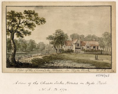 Sarja luonnoksia, näkymiä Isossa-Britanniassa, mantereella ja Amerikassa 1772-1778 (akvarelli) tekijältä British School