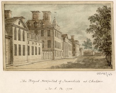 Sarja luonnoksia, näkymiä Isossa-Britanniassa, mantereella ja Amerikassa 1772-1778 (akvarelli) tekijältä British School