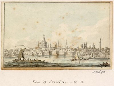 Sarja luonnoksia, näkymiä Isossa-Britanniassa, mantereella ja Amerikassa 1772-1778 (akvarelli) tekijältä British School
